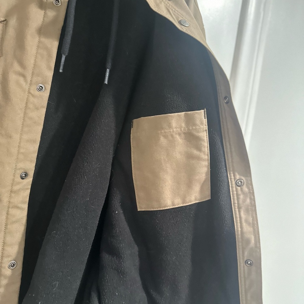 🛒🎯SOLD 🎯C a r h a r r t Mens QUICK DUCK® ROANE Hoodied Shirt Jacket XL - Picture 9 of 11